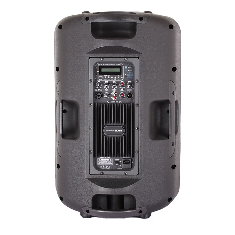 2785 WATTS CHURCH DUAL 8" X 12" powered speaker with micphone